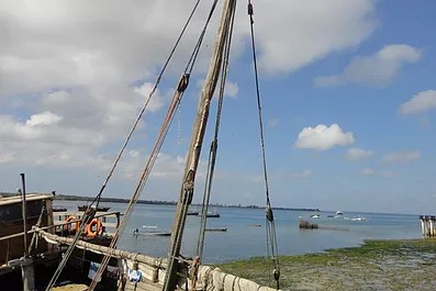 Shimoni village on the Indian Ocean